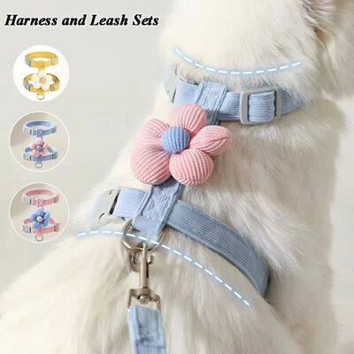 Cat Harness and Leash Sets Adjustable Dog Harness for Small