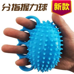 硅胶握力圈球手力手指力量手部老人锻炼五指功能康复训练健身器材