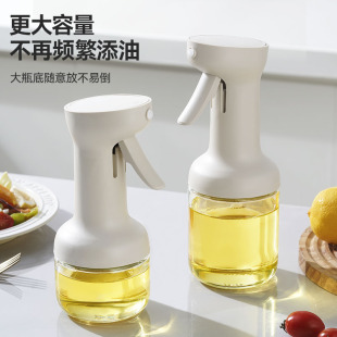 长颈鹿雾化喷油壶家用食品级小油罐玻璃瓶空气炸锅厨房用不挂油