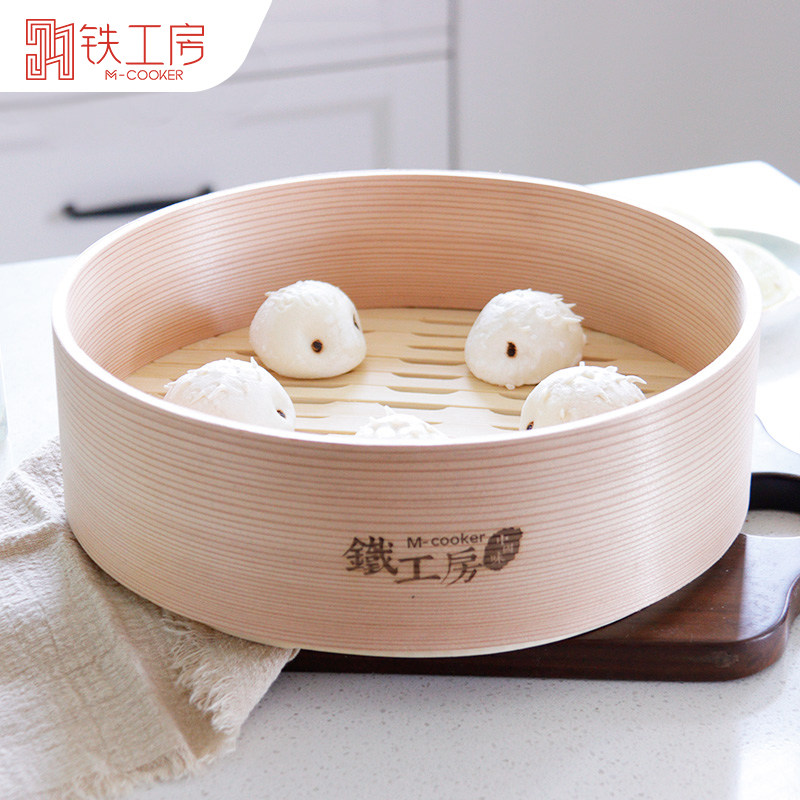 【铁工房专用】竹蒸屉蒸笼小笼包蒸格家用加深笼屉包子馒头篦子|msdalam kategori pinggan mangkuk, pinggan mangkuk, sangkar pinggan mangkuk/rak - dari Buy2taobao.com untuk memberikan perkhidmatan ejen Taobao profesional membeli