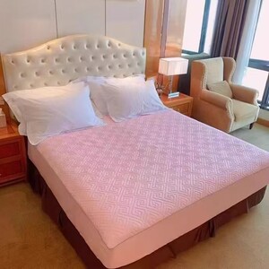 艾草床笠夹棉保护套加厚席梦思床垫保护罩防滑固定防尘床套单床笠