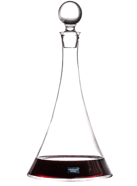 捷克水晶玻璃醒酒器带盖