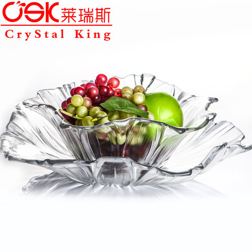 莱瑞斯csk水晶玻璃婚庆玻璃果盘