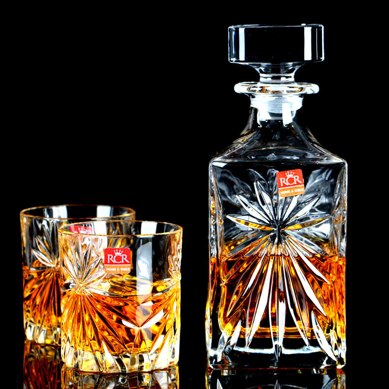 意大利进口rcr水晶玻璃酒樽威士忌杯烈酒洋酒杯套装原装进口