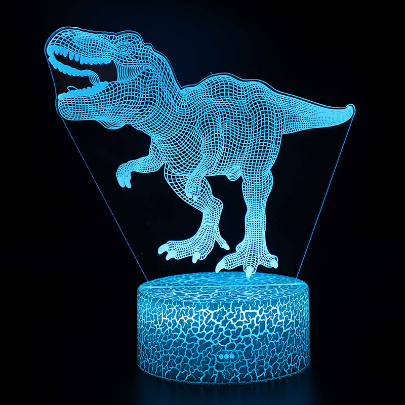 恐龙小夜灯氛围感床头摆件