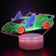 汽车小夜灯小台灯跑车多彩渐变光生日礼物送儿童男朋友桌面摆件