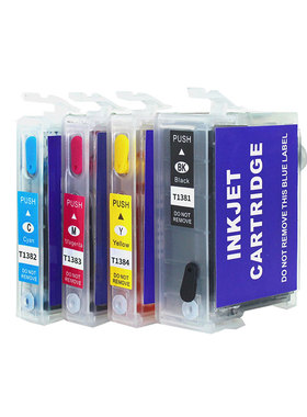 适用爱普生Epson office TX320F TX325F TX525FW T1381填充墨盒