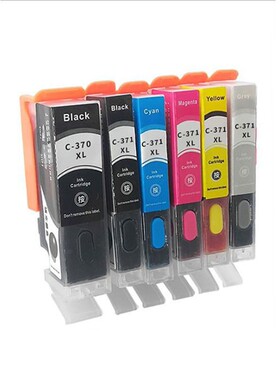 适用佳能BCI370 371 TS5030 TS5030S TS6030打印机填充墨盒墨水