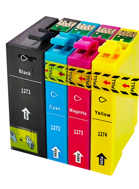 适用爱普生Epson WF-3530 3540 7010 7510 T127 T1271打印机墨盒