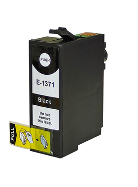 适用爱普生EPSON K100 K200 K105 K305 137 T1371打印机黑色墨盒