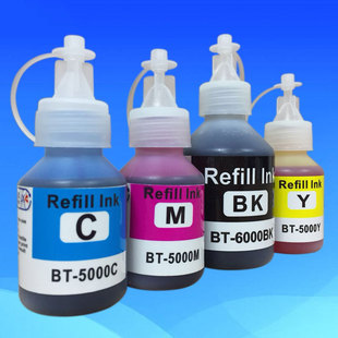 适用兄弟BTD60BK黑色BT5009彩色墨水 MFC-T910DW家用专用打印机