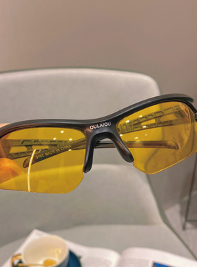 运动眼镜女gm防紫外线圆脸