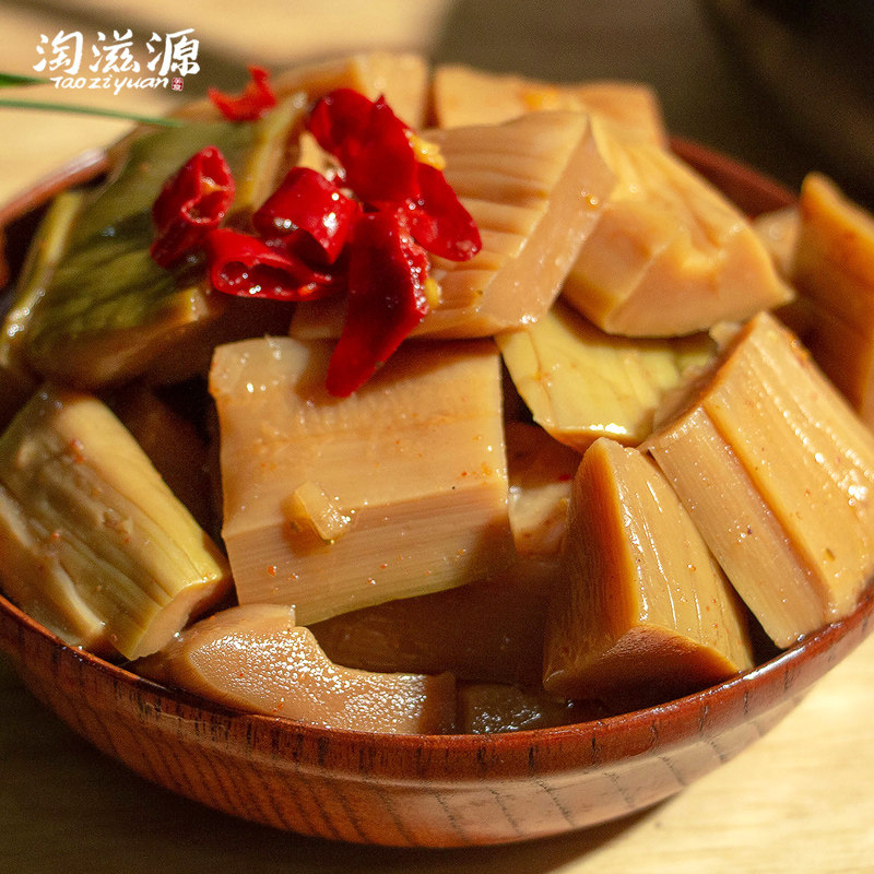 淘滋源炭烤笋排180g袋装开袋即食新鲜油焖笋春笋下饭菜笋丝油闷笋