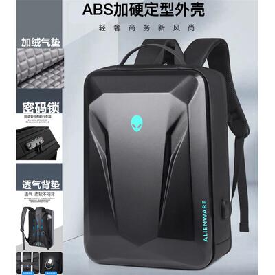 18英寸外星人AlienwareM18/17游戏笔记本双肩包防水X17防震背包15.6寸电脑包R1/R2大容量硬壳竞技书包M15/16