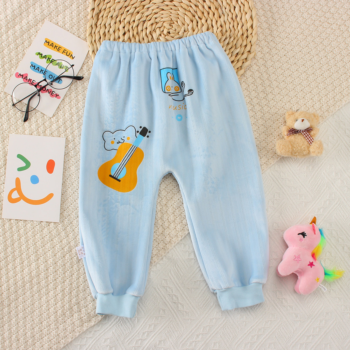 冬季婴儿大屁屁裤宝宝宽松加厚裤男女童加绒保暖长裤双面绒哈伦裤,童装/婴儿装/亲子装,裤子,淘宝优惠券,粉丝福利购,淘宝优惠卷