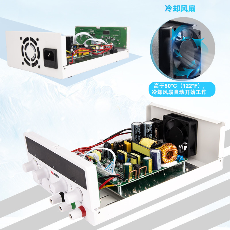 KUAIQU 조정 가능한 DC 조정 전원 공급 장치 SPS-H3010 30V10A 노화 테스트 디지털 디스플레이 테스트 전력계