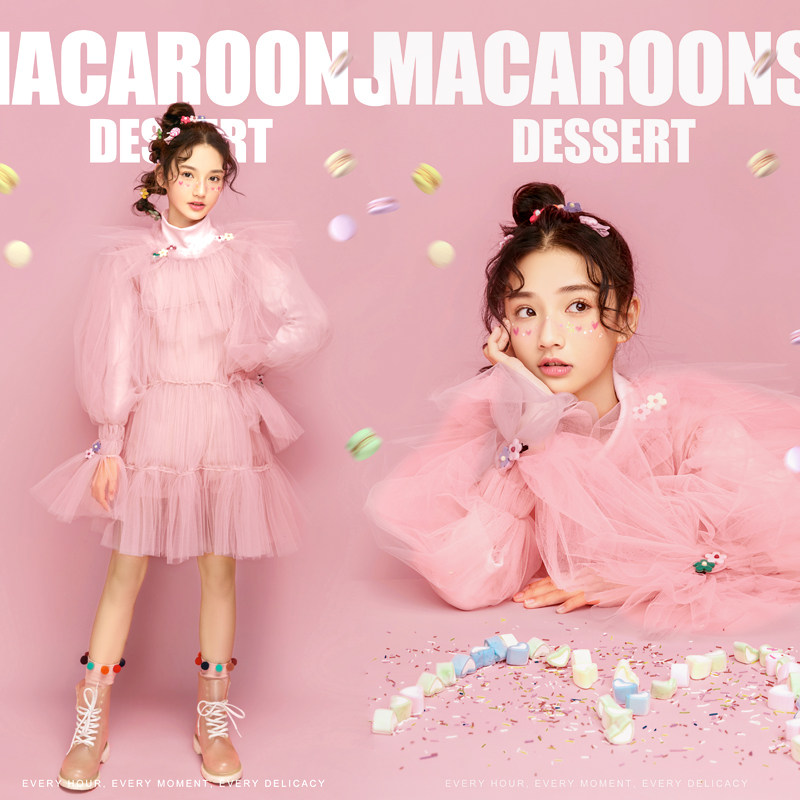 影楼新款儿童摄影服装 公主裙10-12岁照相写真衣服女童大童拍照裙