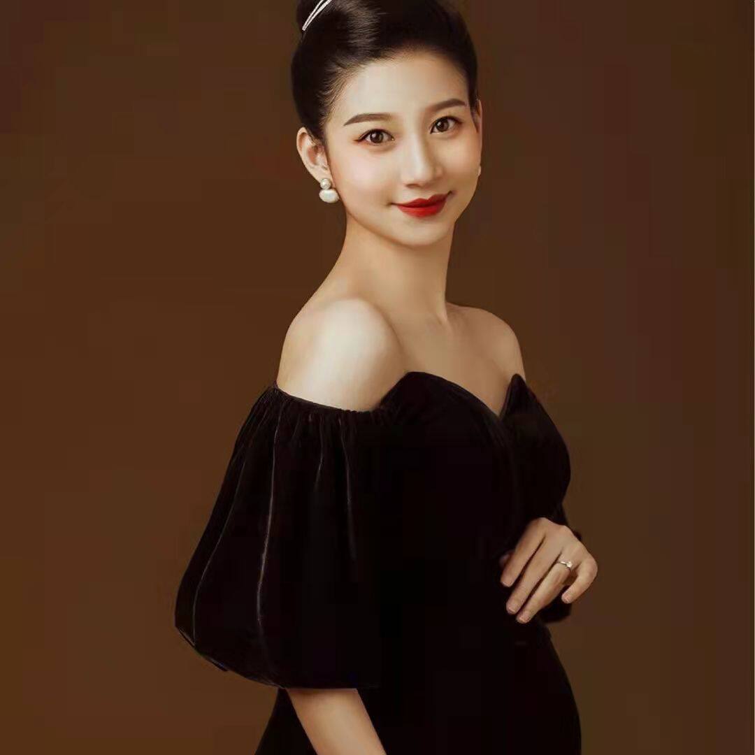 22 새로운 출산 사진 의류 검은 드레스 아트 사진 스튜디오 사진 맞춤형 섹시한 출산 사진 사진 의류