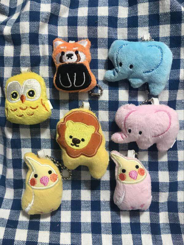 日单amuse小动物迷你挂件很小一个不大的(配铁挂链,直接缝上)