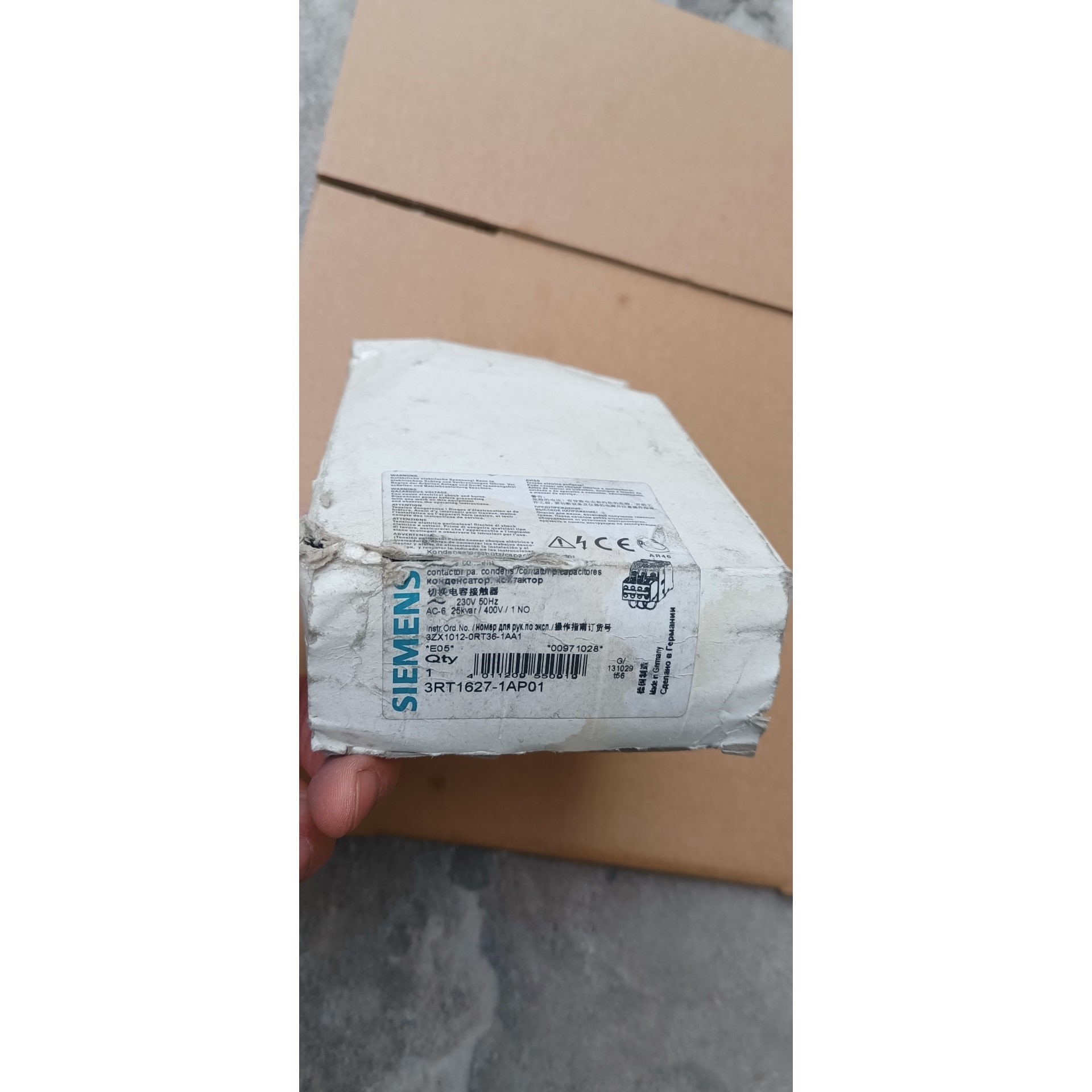 全新西门子接触器 3RT1627-1AP01 原包装拍前询价