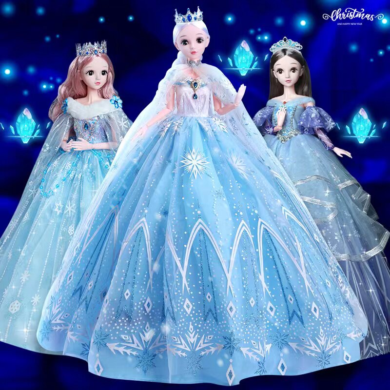 冰雪女王白雪公主大芭洋娃娃模型