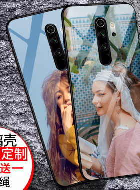 适用于小米红米note8pro玻璃壳手机壳红米Redminote8pro保护套防摔硅胶全包定制壳潮牌男女款个性创意外壳