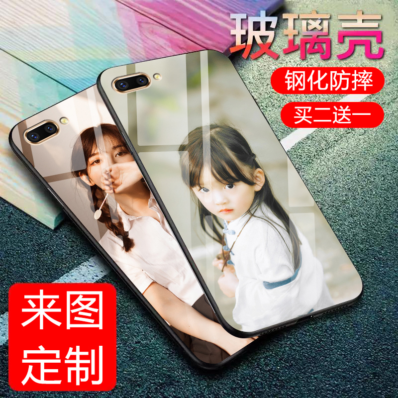 oppor11手机壳钢化玻璃镜面oppo r11防摔软硅胶磨砂全包边r11保护套男女款潮牌个性创意日韩网红硬壳