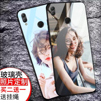 适用于华为荣耀note10手机壳新品玻璃镜面note10保护套edi-al10全包硅胶清新情侣彩绘新款可爱创意网红潮牌