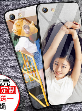 OPPO R9sPlus手机壳玻璃R9sPlus 手机套全包防摔男款R9s plus外壳网红彩绘潮牌新款情侣图案创意清新卡通可爱