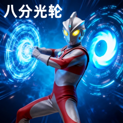 艾斯光轮夜光创意发光玩具