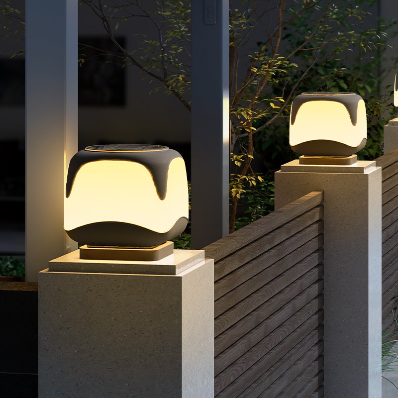 庭院柱头灯太阳能门柱灯