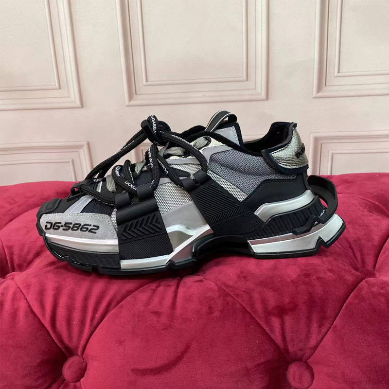 平底圆头老爹鞋齿轮底拼色个性