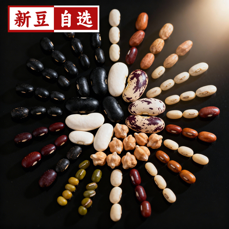 24种豆类杂粮自选1斤杂豆独立包装粗粮黑白芸豆菜扁豆鹰嘴豆家用