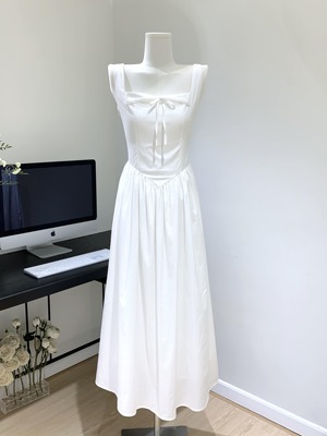 夏季清冷感小白裙连衣裙