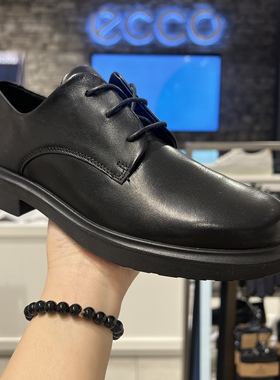 特价现货ECCO爱步女鞋乐福鞋 新款英伦风真皮单鞋牛津鞋 222033
