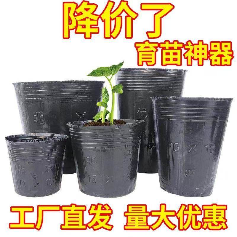 营养杯育苗杯塑料花盆加厚一次性树苗杯防老化育苗盆育苗袋营养钵