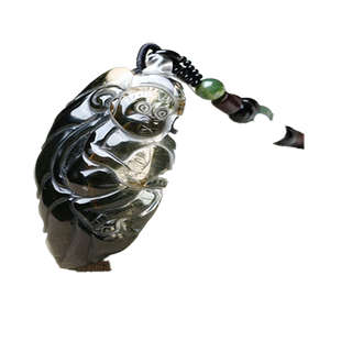 阳阳洋洋得意紫水晶生肖属羊吊坠玉羊吉祥物羊型羊形饰品饰物玉石