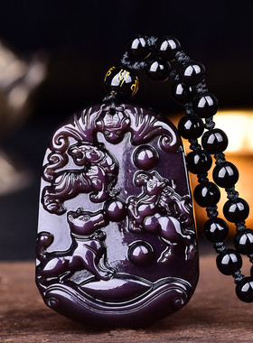 2026年属马本命年双羚保岁肖属虎马狗寅午三合局吊坠项链男女