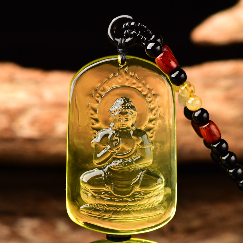 属狗阿尼陀佛本命年项链吊坠