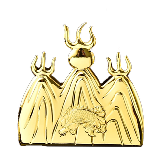 火山卸晦挂件年五黄煞家居家山有福靠山风水摆件化五黄令