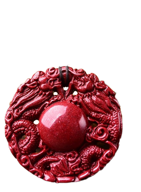 朱砂吊坠生肖项链开运护身符