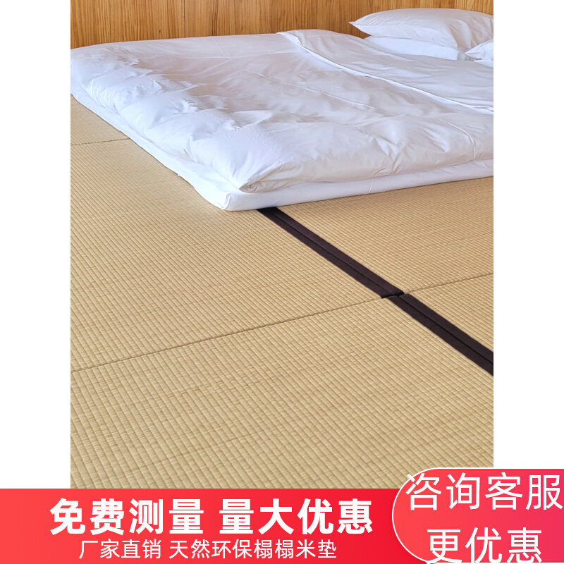 榻榻米垫子定制天然蔺草席黄麻藤椰棕日式和室防水踏踏米座垫订做