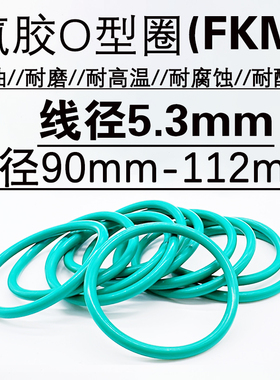 氟胶O型圈 密封圈 90 92.5 95 97.5 100 103 106 109 112 *5.3