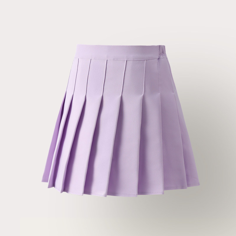 女童半身裙网球裙儿童夏季防走光百褶裙女孩JK运动百搭短裙a字裙