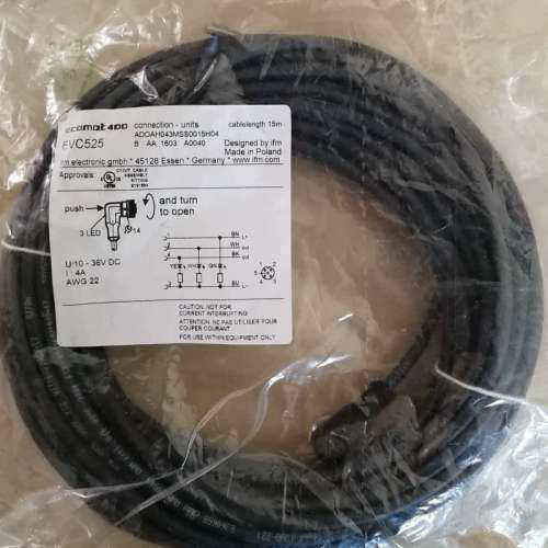 EVC525易福门IFM线缆（15米），波兰制造，议价