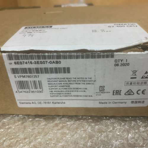 416-3ES07-0AB0 空 ，年份202议价