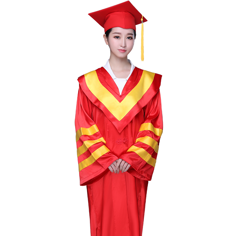 校长服 院长服大学毕业礼服 文科垂布 学士学位服