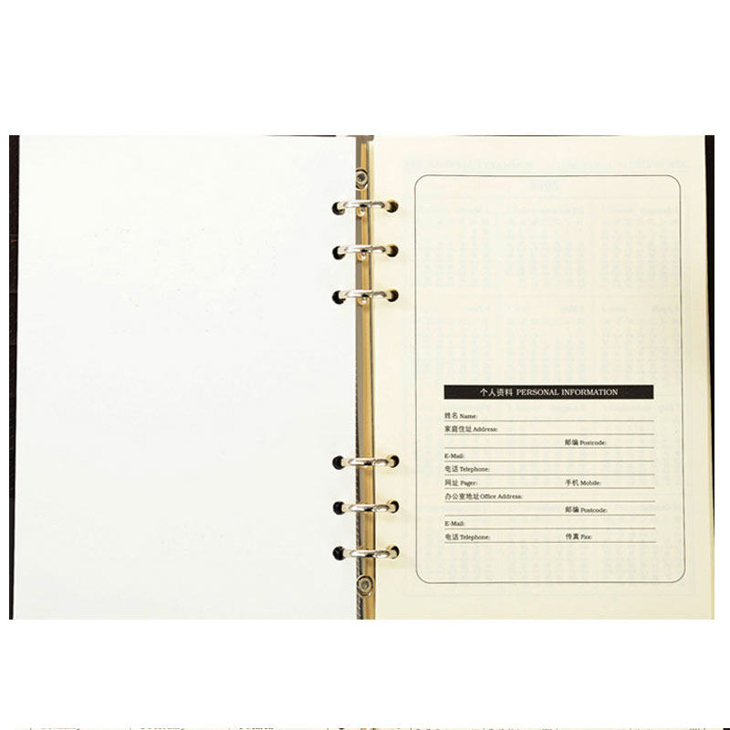 包邮32K商务办公笔记本文具 A6活页本记事本 6孔可替换内芯日记本