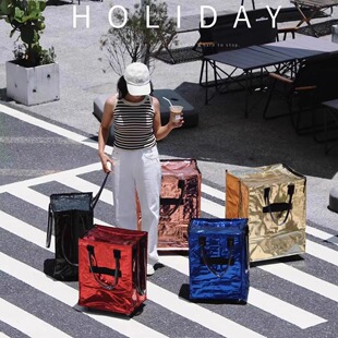 瑞士HULKEN浩肯包同款折叠拖轮包行李包户外出差旅行大容量买菜包