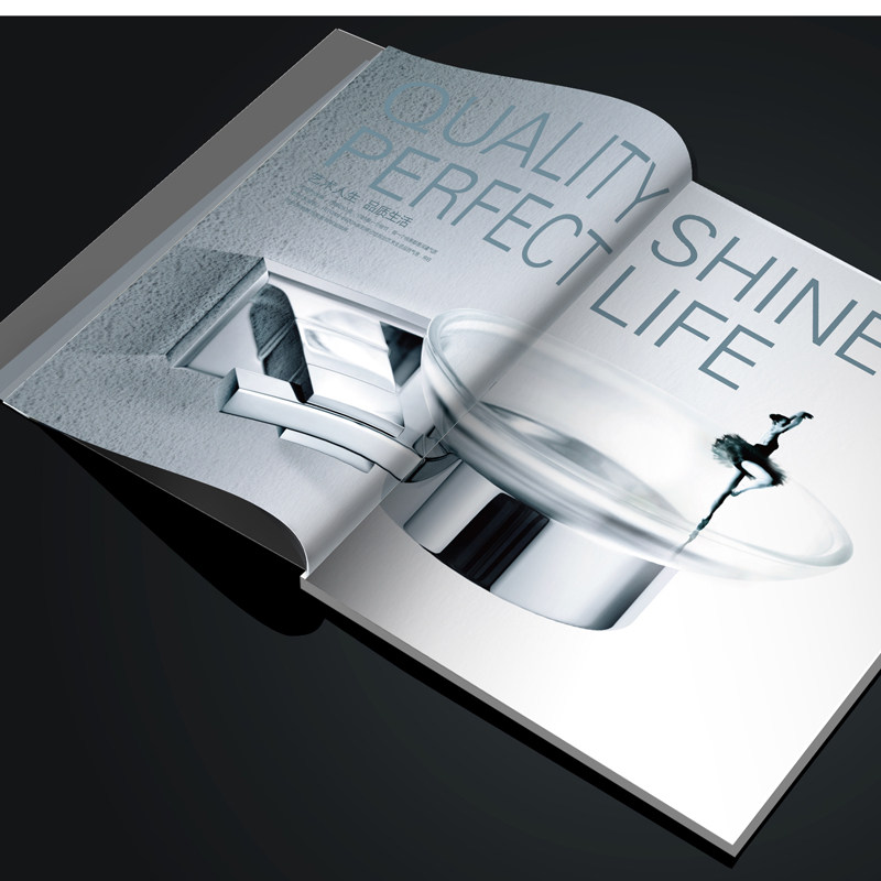画册印刷 企业样本定制 宣传单页装订册定制 烫金uv画册设计定制